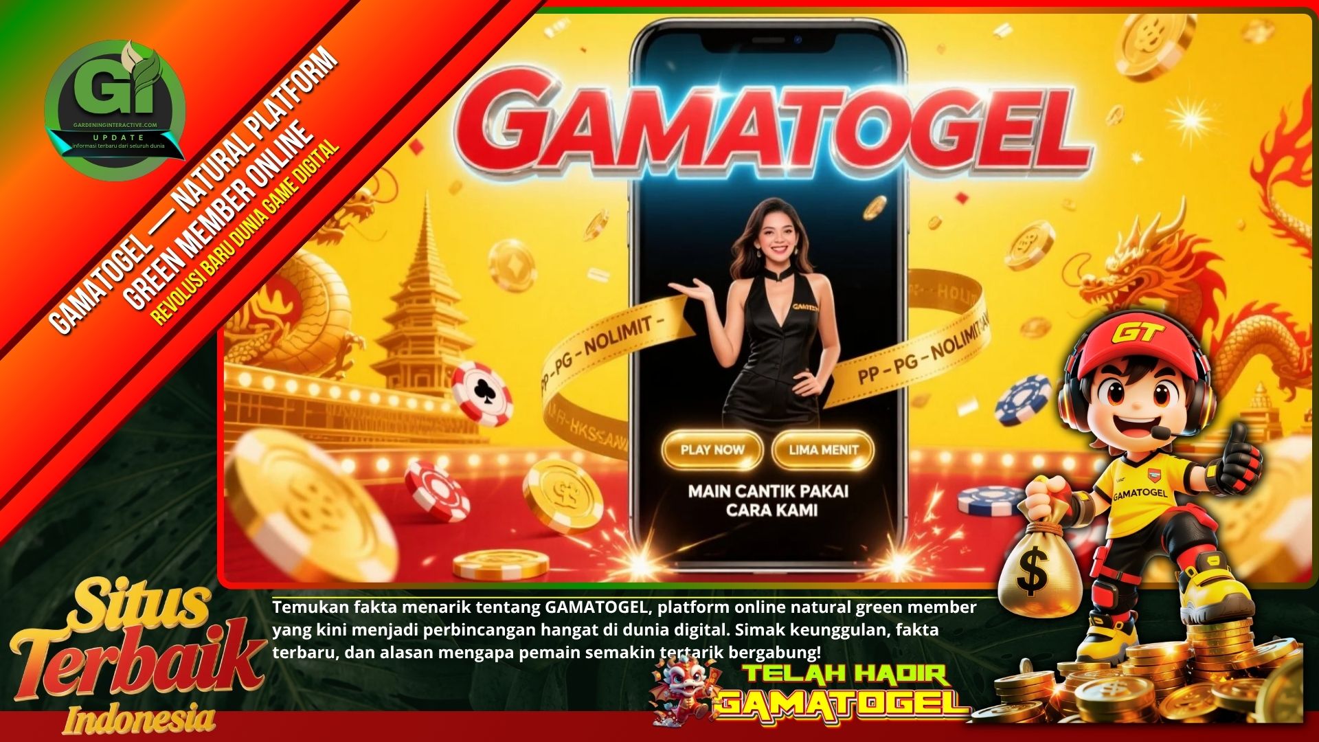 GAMATOGEL — Natural Platform Green Member Online, Revolusi Baru Dunia Game Digital - WooCommerce eCommerce